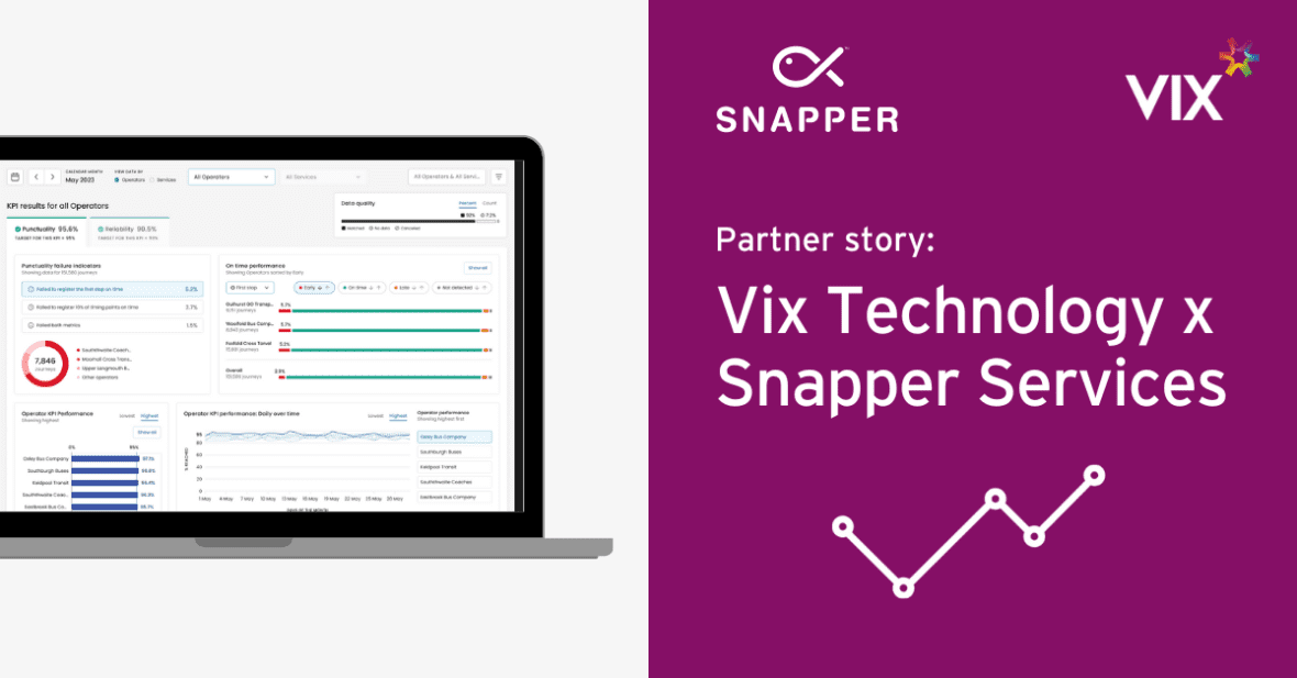 Vix and Snapper Services partner to transform transit analytics
